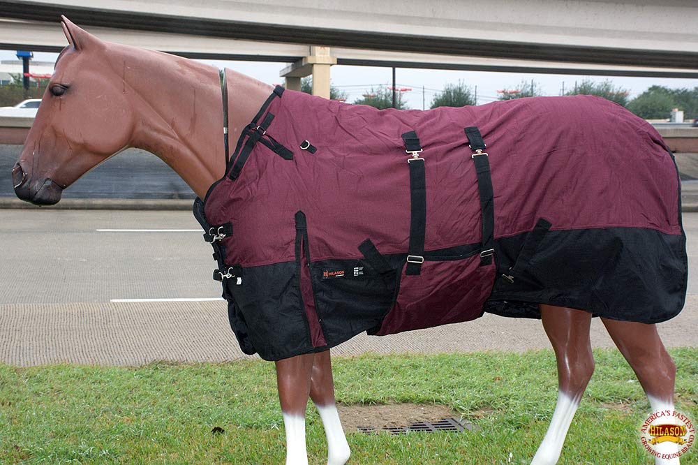 HILASON 1200D Turnout Light Winter Waterproof Rain Sheet Horse | Sheets for Horses